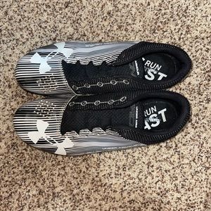 under armour track spikes. size 6.5